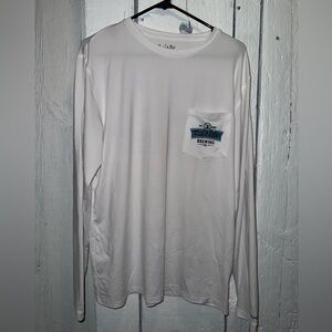 Salt Life White Long Sleeve Tee Classic Crew Neck